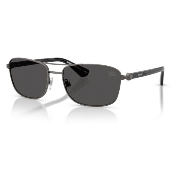 BURBERRY BE3163 131687 60 - Metal full BURBERRY Grey Square - Image 3