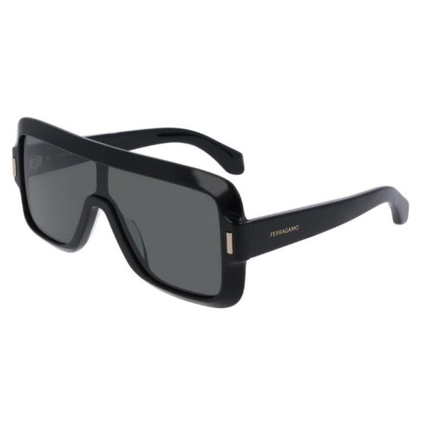 SALVATORE FERRAGAMO SF2061E 001 55 - Sheet full SALVATORE FERRAGAMO Black Square - Image 3