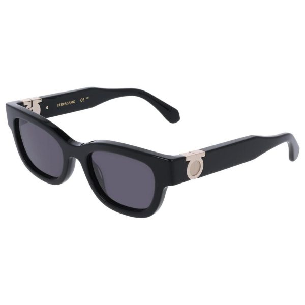 SALVATORE FERRAGAMO SF2067 001 52 - Sheet full SALVATORE FERRAGAMO Black Ladies - Image 3