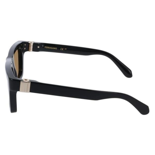 SALVATORE FERRAGAMO SF2071 011 54 - Sheet full SALVATORE FERRAGAMO Brown Square - Image 3