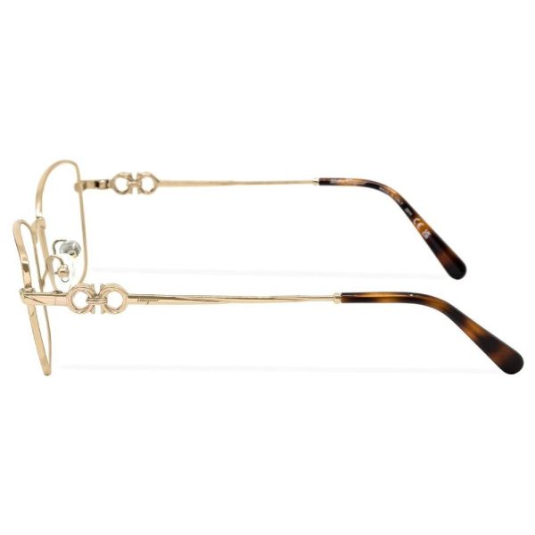 SALVATORE FERRAGAMO SF2224 710 54 - Metal full SALVATORE FERRAGAMO Rose GOLD Ladies - Image 3