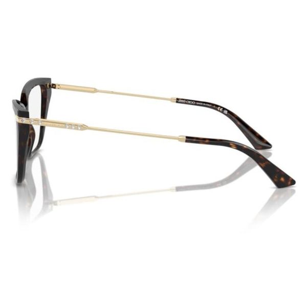 JIMMY CHOO JC3002B 5002 53 - METAL SHEET JIMMY CHOO Havana Cateye - Image 3