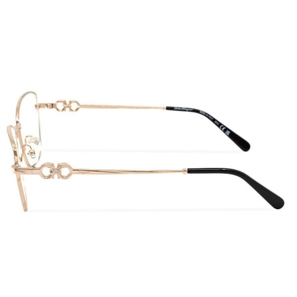 SALVATORE FERRAGAMO SF2224 770 54 - Metal full SALVATORE FERRAGAMO Rose GOLD Ladies - Image 3