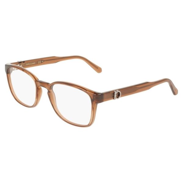SALVATORE FERRAGAMO SF3027E 232 52 - Sheet full SALVATORE FERRAGAMO Brown Square - Image 3