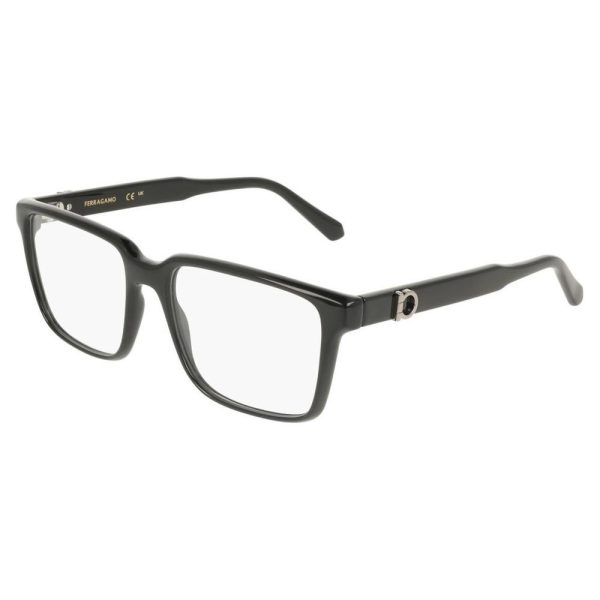 SALVATORE FERRAGAMO SF3028E 001 55 - Sheet full SALVATORE FERRAGAMO Black Square - Image 3