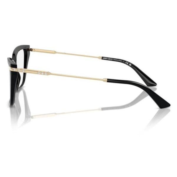 JIMMY CHOO JC3002B 5000 53 - METAL SHEET JIMMY CHOO Black Cateye - Image 3