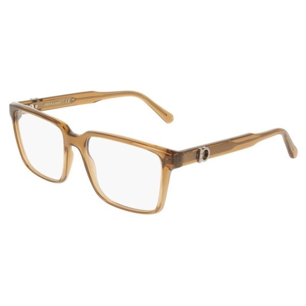 SALVATORE FERRAGAMO SF3028E 278 55 - Sheet full SALVATORE FERRAGAMO Brown Square - Image 3