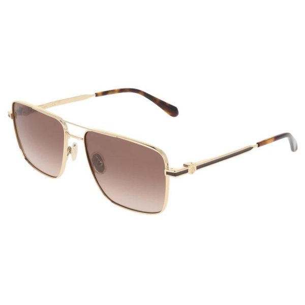 SALVATORE FERRAGAMO SF329LBI 700 60 - Metal full SALVATORE FERRAGAMO Gold Square - Image 3