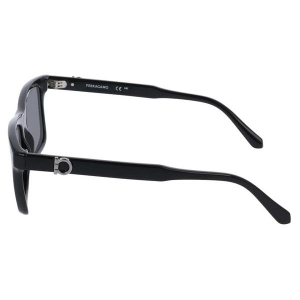 SALVATORE FERRAGAMO SF2060E 001 55 - Sheet full SALVATORE FERRAGAMO Black Square - Image 3