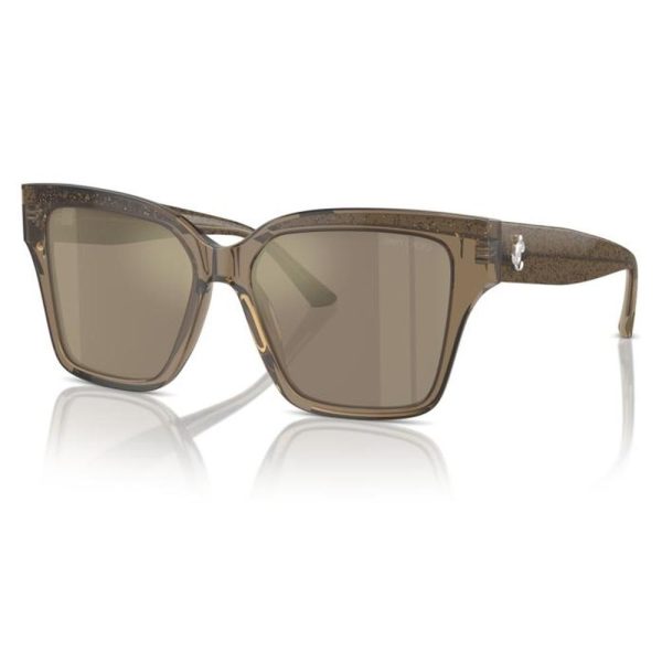 JIMMY CHOO JC5003F 50405A 55 - Sheet full JIMMY CHOO Brown Square - Image 3