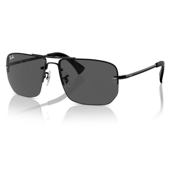 RAYBAN RB3738I 002/87 59 - 3 pcs Rayban Black Square - Image 3