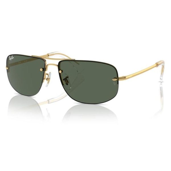 RAYBAN RB3742I 001/71 59 - 3 pcs Rayban Gold Square - Image 3