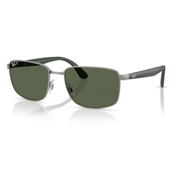 RAYBAN RB3759I 004/9A 57 - Metal full Rayban Gunmetal Square - Image 3