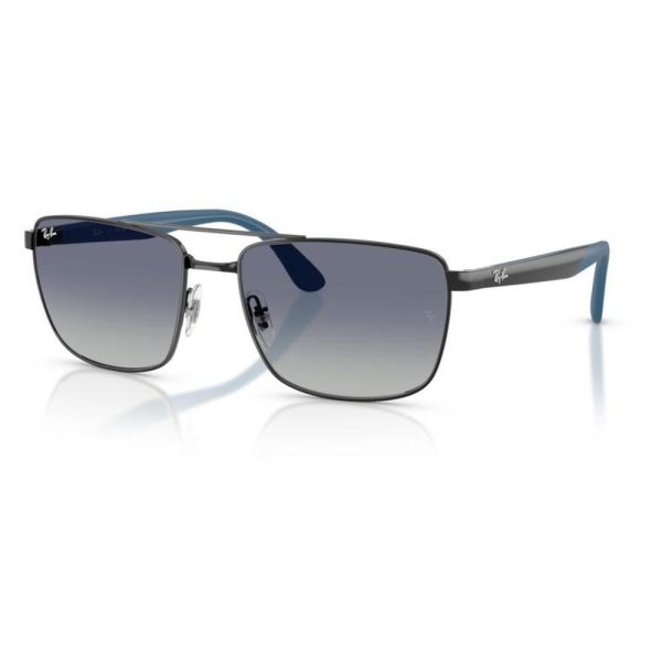 RAYBAN RB3760I 002/4L 59 - Metal full Rayban Blue Square - Image 3