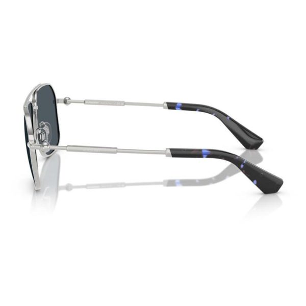 BURBERRY BE3159 100587 59 - Metal full BURBERRY Silver Square - Image 3