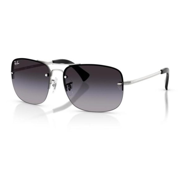 RAYBAN RB3761I 003/8G 59 - 3 pcs Rayban Silver Square - Image 3