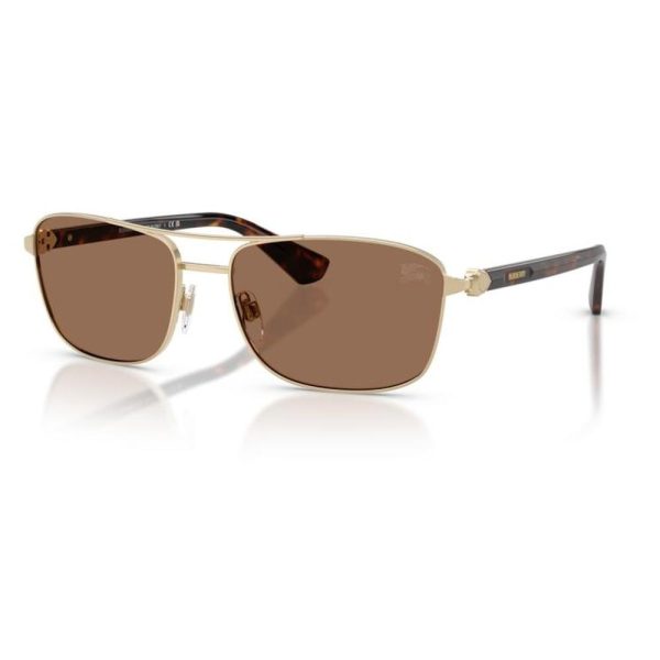 BURBERRY BE3163 110973 60 - Metal full BURBERRY Rose GOLD Square - Image 3