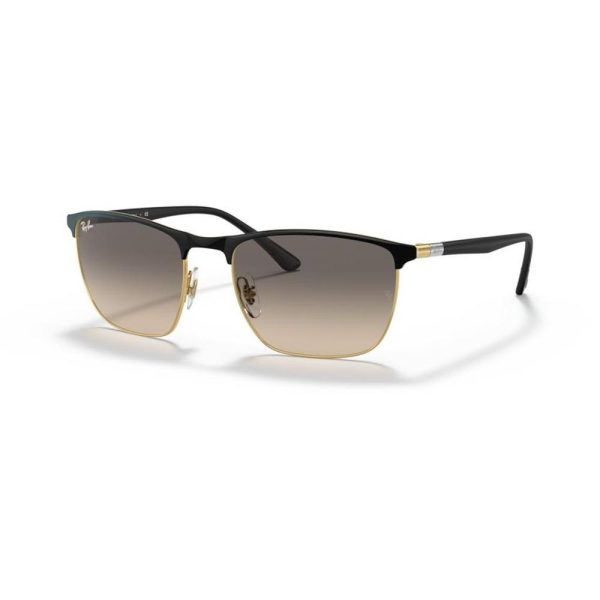 RAYBAN RB3686 187/32 57 - METAL SHEET Rayban Black gold Square - Image 3
