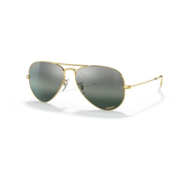 RAYBAN RB3025 9196G6 58 - Metal full Rayban Gold Aviator - Image 3