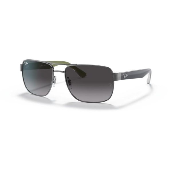 RAYBAN RB3530 004/8G 58 - Sheet full Rayban Gunmetal Square - Image 3