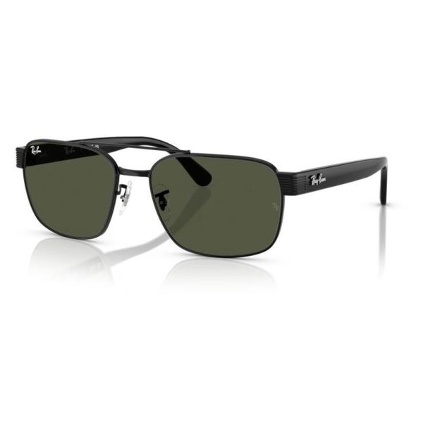 RAYBAN RB3751 002/31 58 - METAL SHEET Rayban Black Square - Image 3
