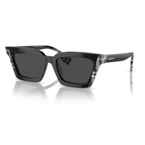BURBERRY BE4392U 405187 52 - Sheet full BURBERRY Black Square - Image 3