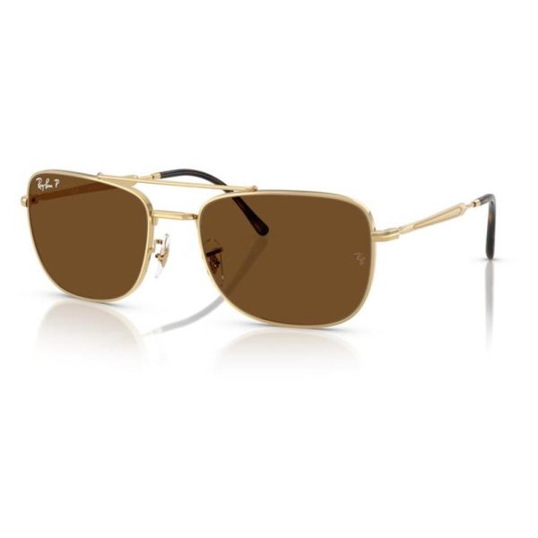 RAYBAN RB3755 001/57 59 - Metal full Rayban Gold Square - Image 3