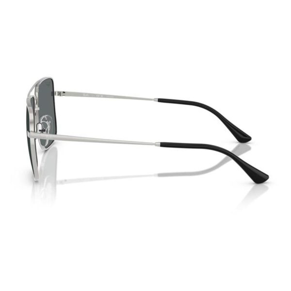 RAYBAN RB3758 003/81 56 - Metal full Rayban Silver Square - Image 3