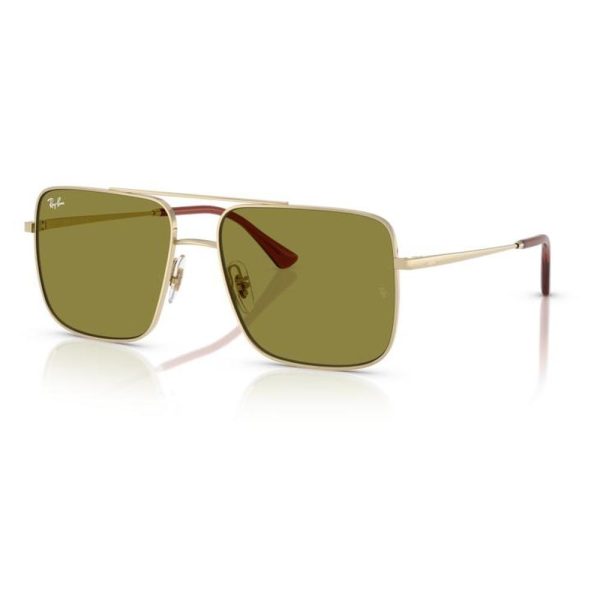 RAYBAN RB3758 9213/2 56 - Metal full Rayban Gold Square - Image 3