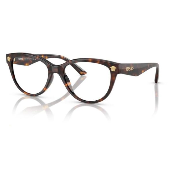 VERSACE VE3365U 108 52 - Sheet full VERSACE Havana Cateye - Image 3