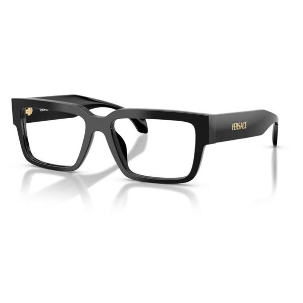 VERSACE VE3374U GB1 53 - Sheet full VERSACE Black Square - Image 3