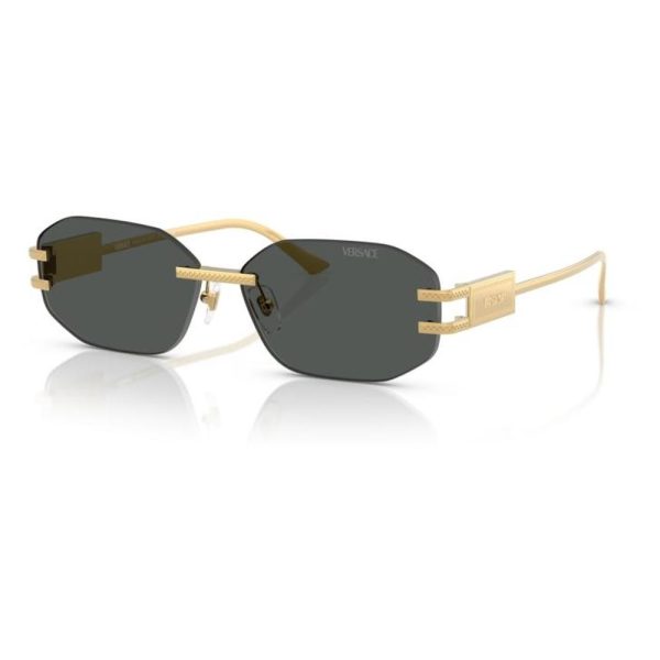 VERSACE VE2274 100287 58 - 3 pcs VERSACE Gold Square - Image 3