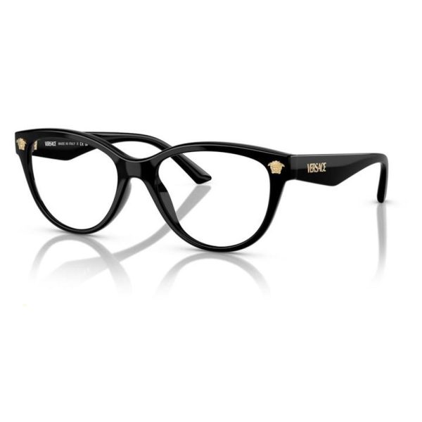 VERSACE VE3365U GB1 52 - Sheet full VERSACE Black Cateye - Image 3