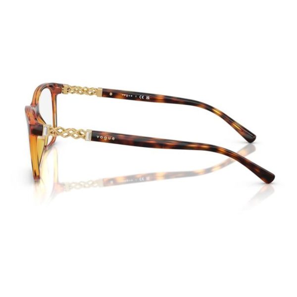 VOGUE VO5632B W656 53 - Sheet full VOGUE Havana Cateye - Image 3