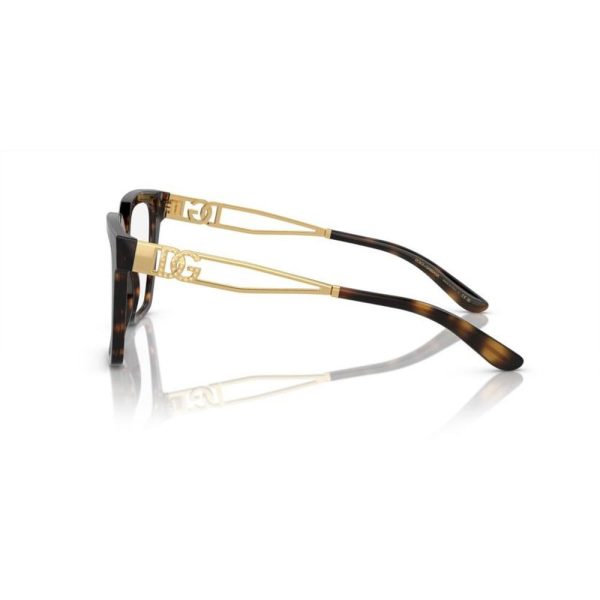 DOLCE & GABBANA DG 3376B 502 51 - Sheet full DOLCE&GABBANA Havana Ladies - Image 3