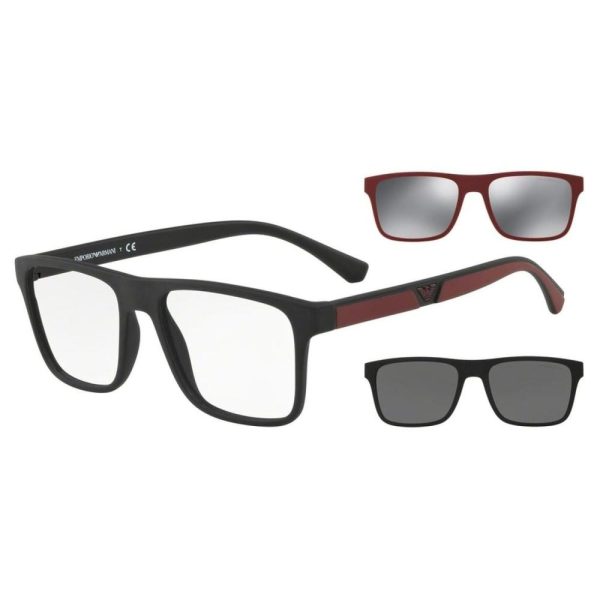 EMPORIO ARMANI EA4115 50421W 54 C/O - Sheet full EMPORIO ARMANI Black Square - Image 3