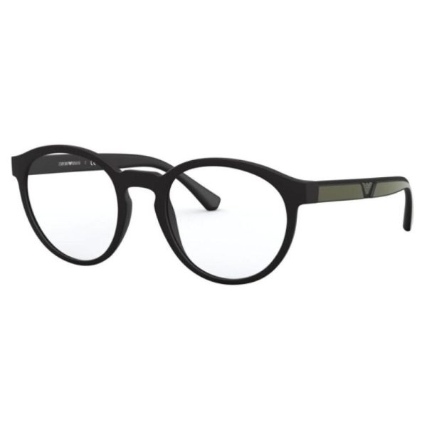 EMPORIO ARMANI EA4152 50421W 52 C/O - Sheet full EMPORIO ARMANI Black Round - Image 3