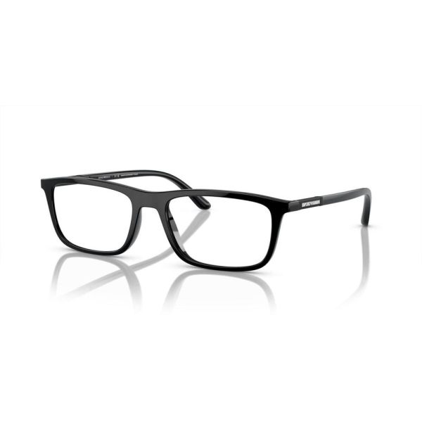 EMPORIO ARMANI EA4160 50011W 55 C/O - Sheet full EMPORIO ARMANI Black Square - Image 3