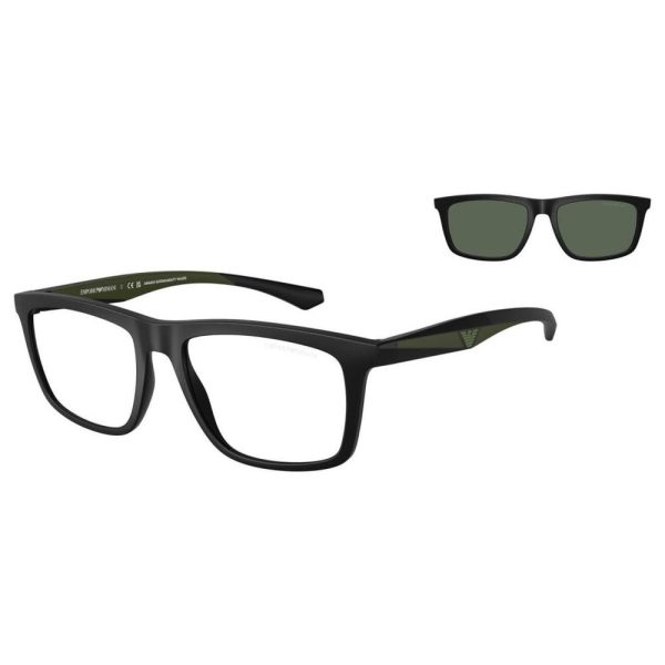 EMPORIO ARMANI EA4235 50011W 53 C/O - Sheet full EMPORIO ARMANI Black Square - Image 3