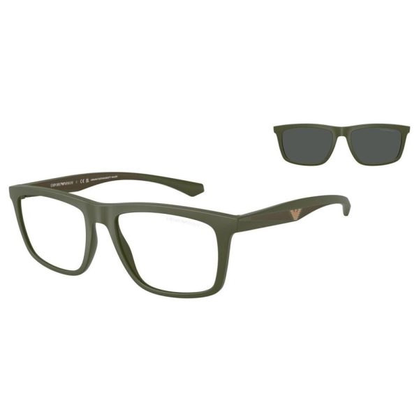 EMPORIO ARMANI EA4235 61841W 53 C/O - Sheet full EMPORIO ARMANI GREEN Square - Image 3