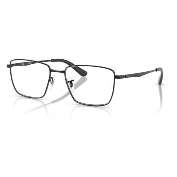 RAYBAN RB 6539I 2509 54 - Metal full Rayban Black Square - Image 3