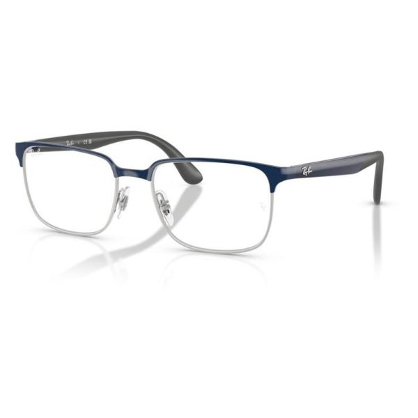 RAYBAN RB 6542I 3155 54 - Metal full Rayban Silver blue Square - Image 3