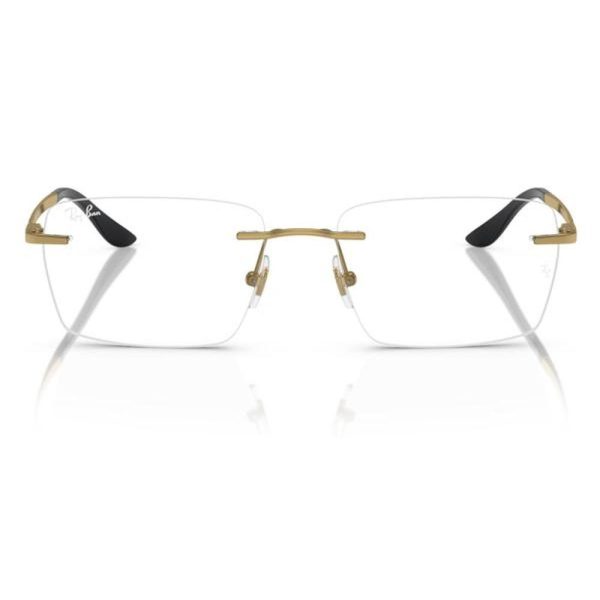 RAYBAN RB6506I 2500 55 - 3 pcs Rayban Gold Square - Image 3