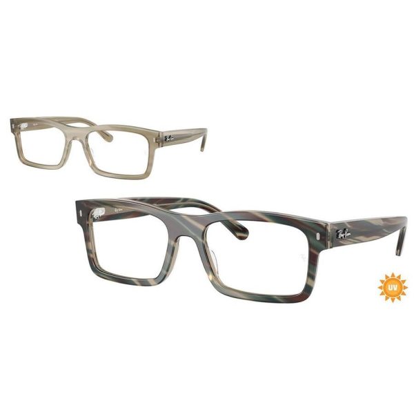 RAYBAN RB5435 8381 54 - Sheet full Rayban Grey Square - Image 3