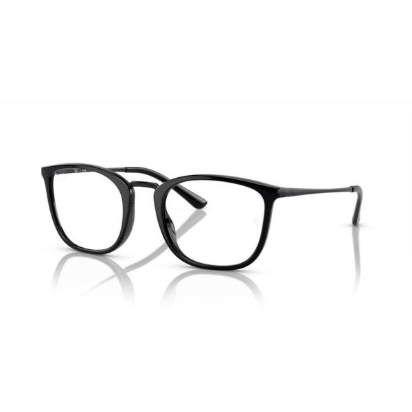RAYBAN RB7309I 2000 53 - METAL SHEET Rayban Black Ladies - Image 3