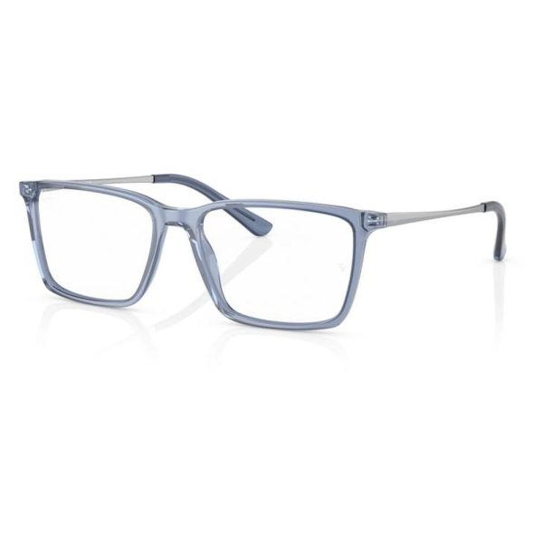 RAYBAN RB5410I 8216 55 - METAL SHEET Rayban Light blue Square - Image 3