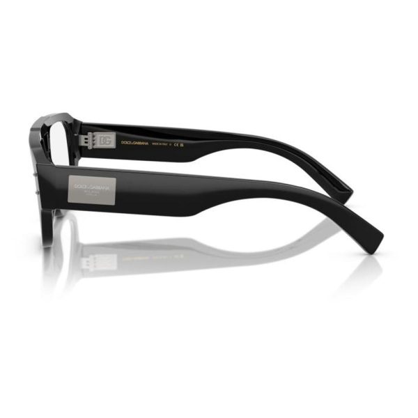 DOLCE & GABBANA DG3406 501 56 - Sheet full DOLCE&GABBANA Black Square - Image 3