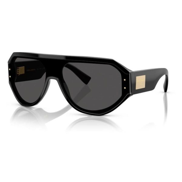 DOLCE & GABBANA DG4481 501/87 47 - Sheet full DOLCE&GABBANA Black Square - Image 3