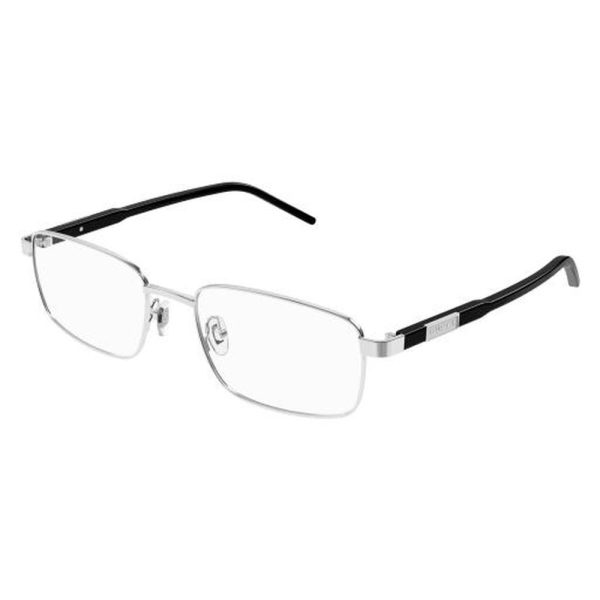 GUCCI GG1801O 001 54 - METAL SHEET Gucci Silver black Square - Image 3