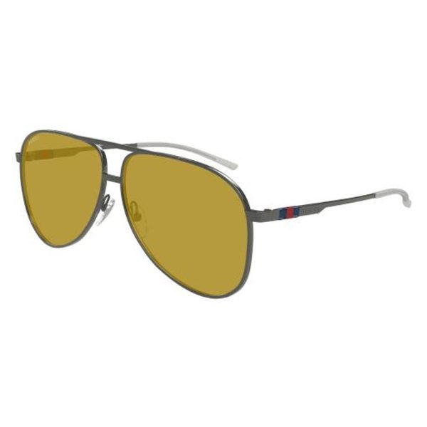 GUCCI GG1677S 003 62 - Metal full Gucci Gunmetal Aviator - Image 3